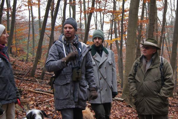 Alexandra Wieshaider (ÖBf), Gabor Wichmann (BirdLife), Harald Brenner (BPWW) und Gerald Plattner (ÖBf) (v.l.n.r.)