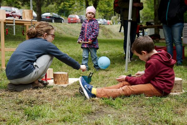 Spiel, Spaß und Spannung bei der Station der Naturparke Sparbach und Purkersdorf.