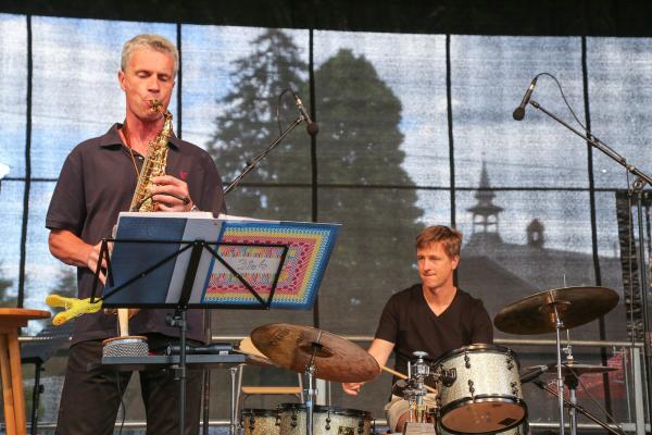 Beim Jazzklängen ließen 3to4 den Abend gemütlich ausklingen.