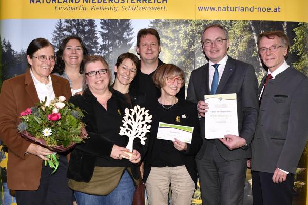 FUER Konigstetten im Bild mit LH-Stellvertreter Dr. Stephan Pernkopf und Univ.-Prof. Dr. Bernd Lötsch