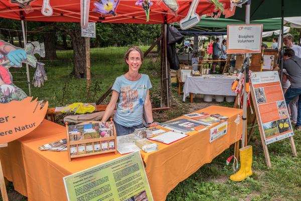 Der Biosphärenpark Wienerwald informierte über seine Aufgaben und Projekte wie in etwa das Projekt "Biosphere Volunteer".