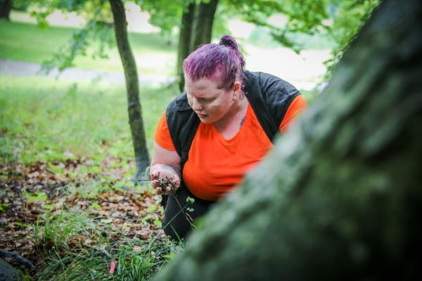 16 Schnecken-Arten konnten Martina Eleveld und Robert Nordsieck finden, darunter viele Tigerschnegel.