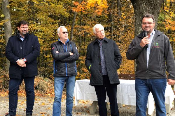 Bgm Purkersdorf Stefan Steinbichler, Harald Wolkerstorfer, Gerhard Stoschka und Bgm. a.D. Karl Schlögl