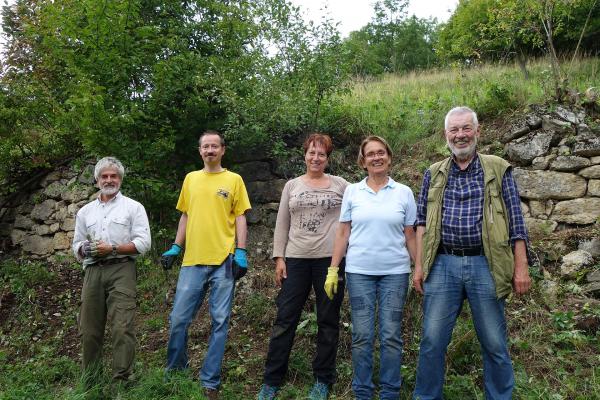 Mit einem besonders schönen Ausblick wurden die ehrenamtlichen HelferInnen im Tieftal in Gumpoldskirchen belohnt