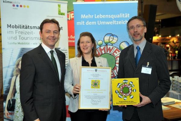 2010 erhält das Berghotel Tulbingerkogel das Österreichische Umweltzeichen