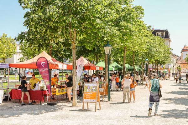 Blick über das Festgelände