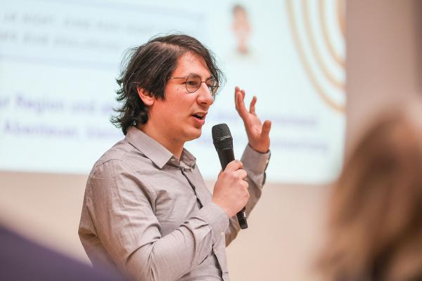 Student präsentiert