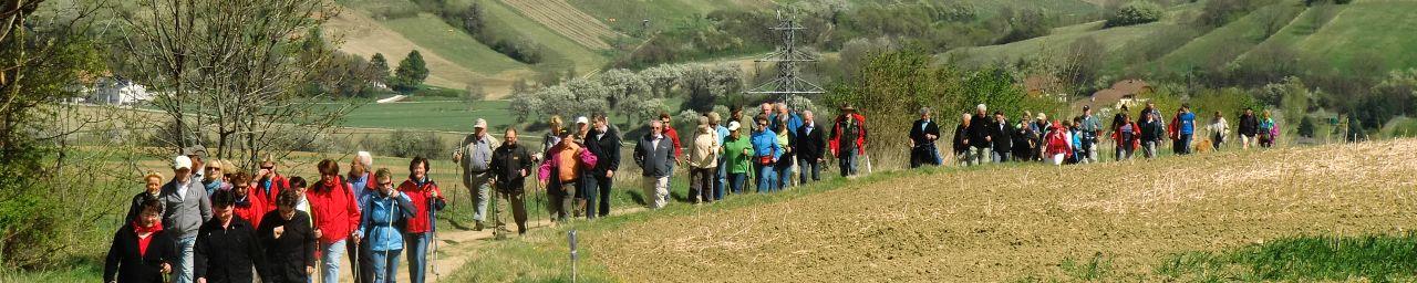 Wandergruppe am Kuhberg