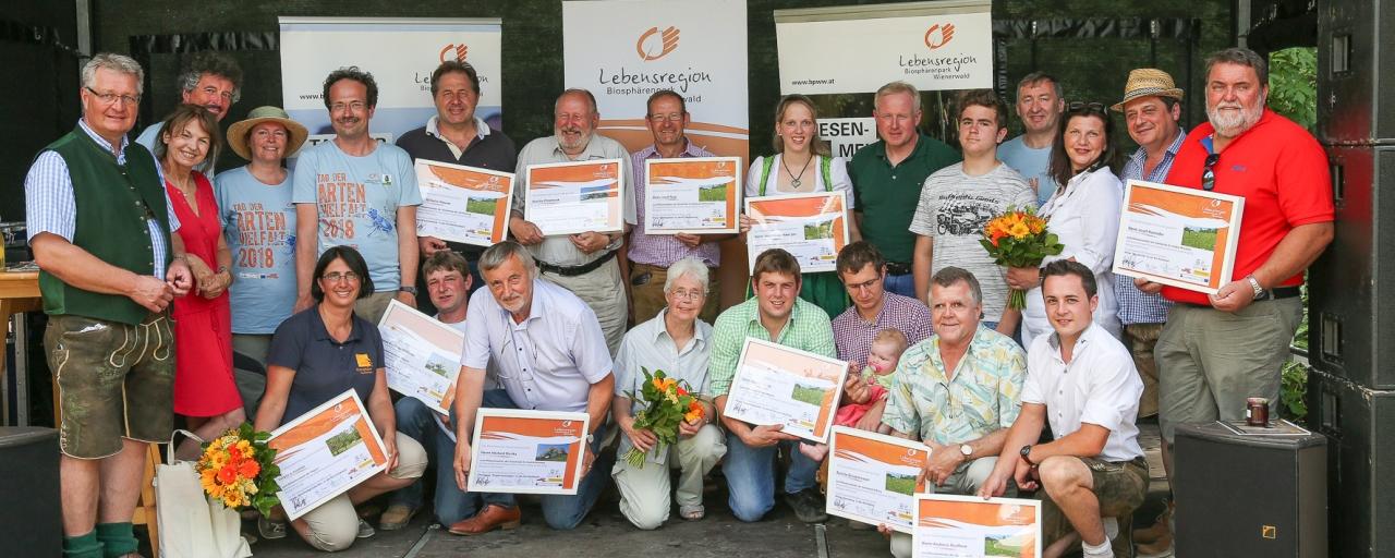 13 WiesenmeisterInnen aus dem Biosphärenpark Wienerwald gekürt