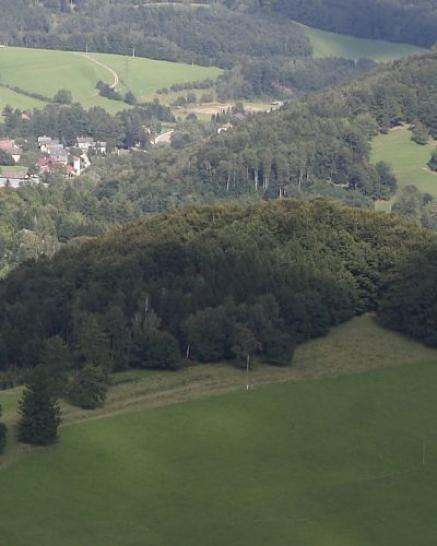 Blick auf den Ort Kaumberg