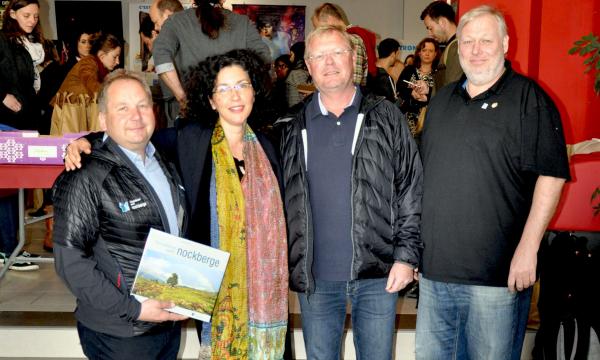 Die österreichsiche Delegation mit Meriem Bouamrane (Programme specialist MAB, UNESCO, Coordinator of the EuroMab Network), Heinz Mayer, Günter Köck, Christian Diry