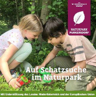 Flyer Schatzsuche im Naturpark Purkersdorf