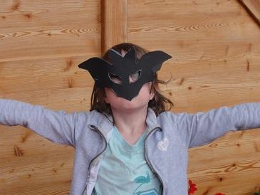 Kind Maske Fledermaus