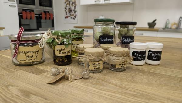 Selbstgemachte Naturprodukte