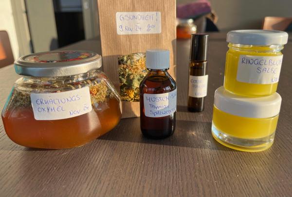 handgemachte Naturheilmittel