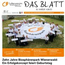 Cover "Das Blatt" 2/2015