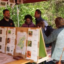 Am Stand des Biosphärenpark Wienerwald wurden die TeilnehmerInnen auf Artensuche durch den Wienerwald geschickt.