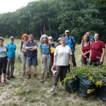 Gruppenfoto Landschaftspflege Hohenauerwiese