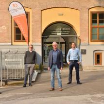 Teamleiter Naturraummanagement im Biosphärenpark Wienerwald DI Harald Brenner, Mag. Dr. Helmut Elsinger (Marktgemeinde Tullnerbach), Biosphärenpark Direktor DI Andreas Weiß, Vortrgender Dr. Markus Immitzer, Vortagender Dr. Hans Peter Rauch (v.l.)