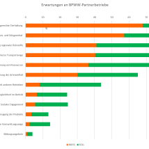 graphische Darstellung der Ergebnisse