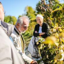 BesucherInnen bei der Obstbaumberatung
