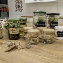 Selbstgemachte Naturprodukte